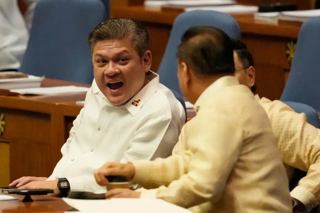 Representative Paolo Duterte, left, the brother of Vice President Sara...