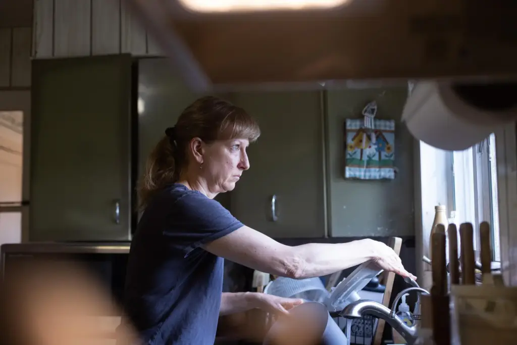 Eve Pawelski encouraged her husband, Chris, to change the way...