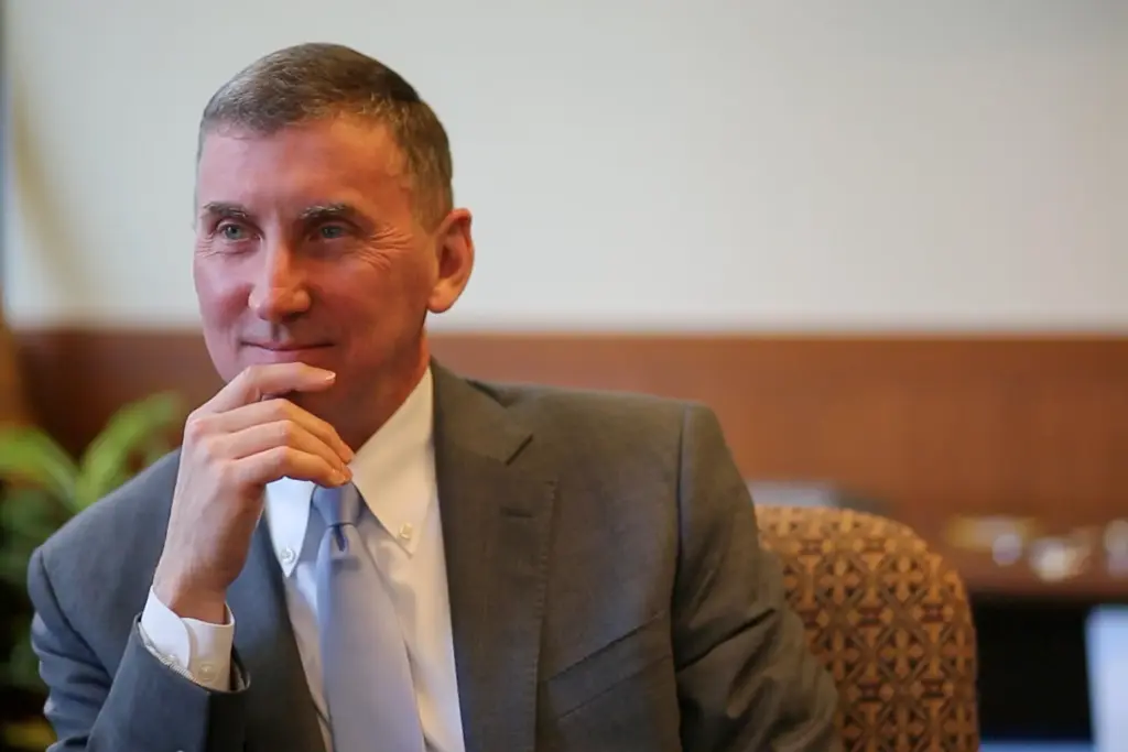 First Assistant United States Attorney Charles Neil Floyd speaks during an interview.