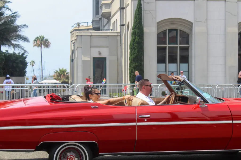 Celebrity Grand Marshal XB Valentine at the 43rd annual Long...