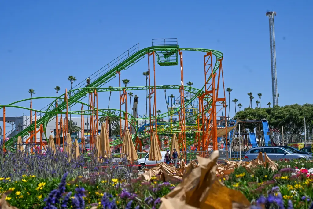 LA County Fair employees prepare on Wednesday, May 6, 2026...