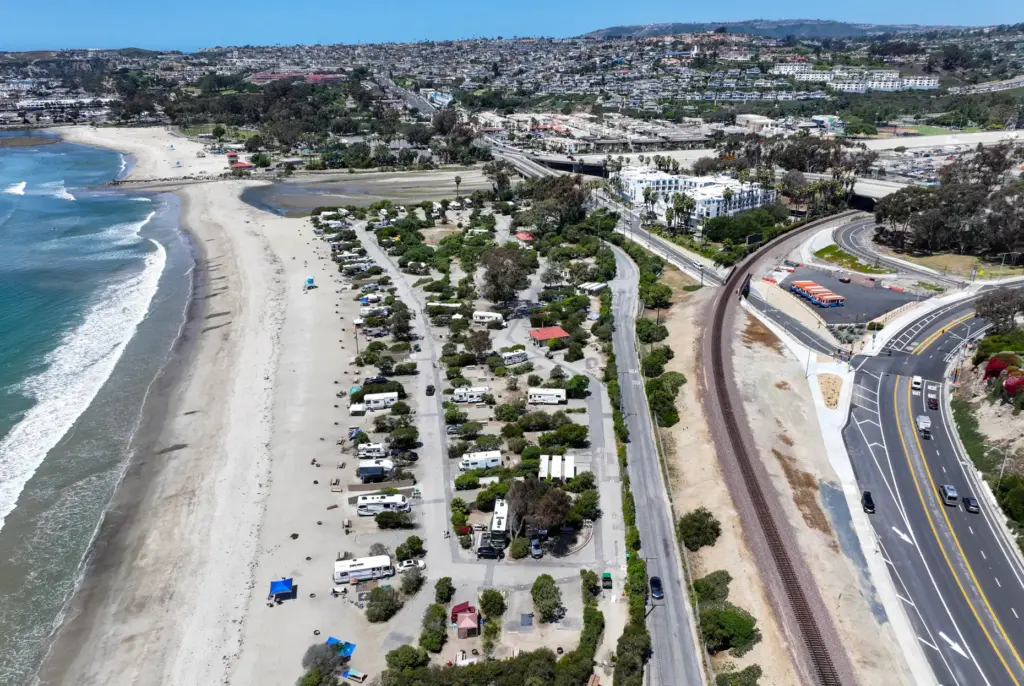 Doheny State Beach Campground in Dana Point, CA, on Tuesday,...