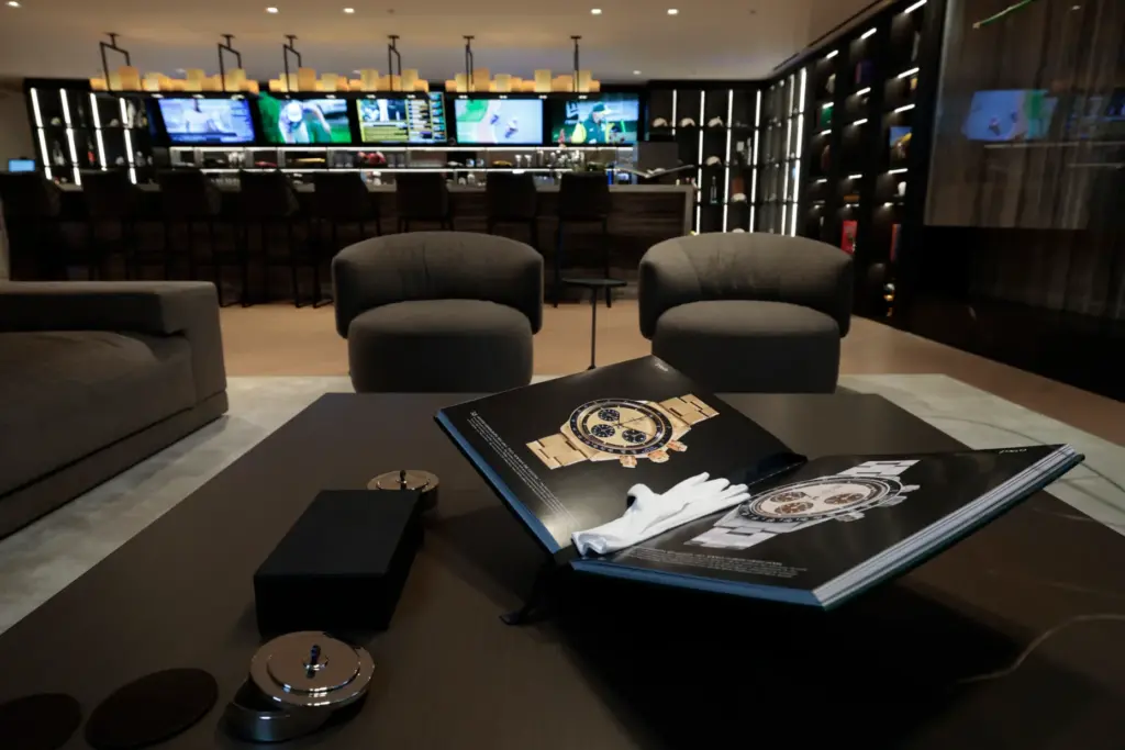 The Ownerâs Lounge features a sitting area with a full...