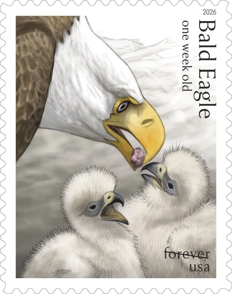 This image provided by the United States Postal Service shows...