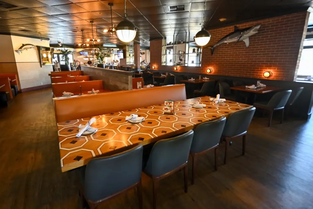 New interior at Market Broiler’s Fish House Huntington Beach on...