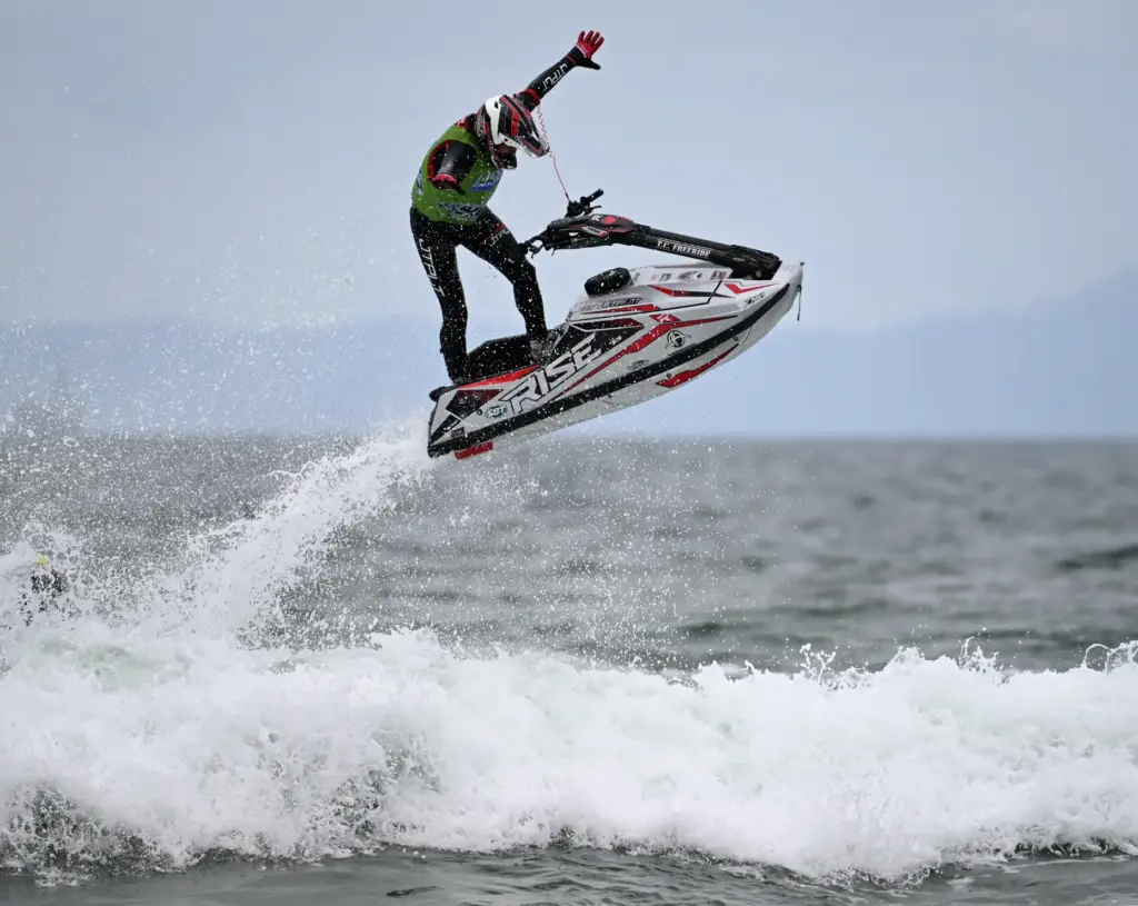 Chris Morrison of Temecula, who is also a professional stuntman,...