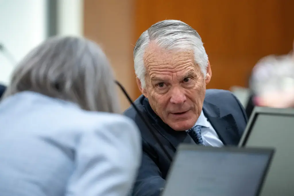 Defense attorney Michael Burt attends a hearing for Tyler Robinson.