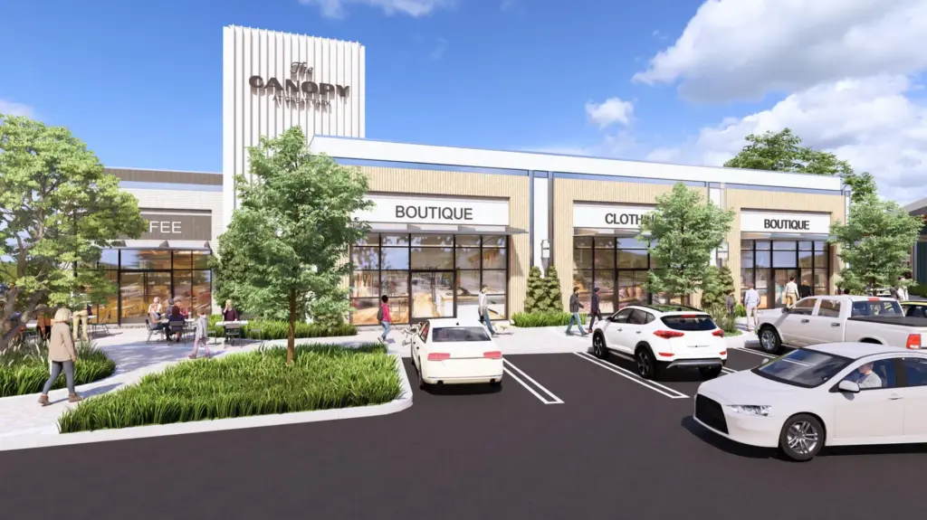 Several merchants have signed leases at The Canopy, a 12-acre...