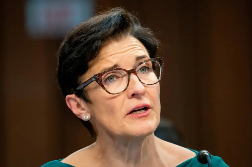 Jane Fraser, CEO, Citigroup, speaks during a Senate Banking, Housing and Urban Affairs Committee oversight hearing.