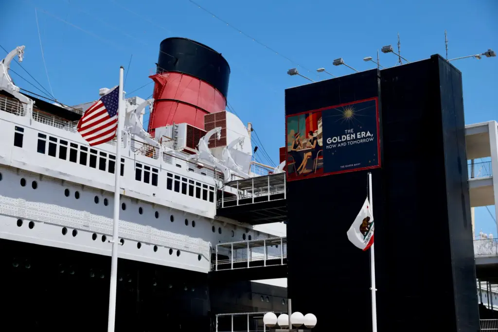 The Queen Mary in Long Beach celebrates the 90th anniversary...