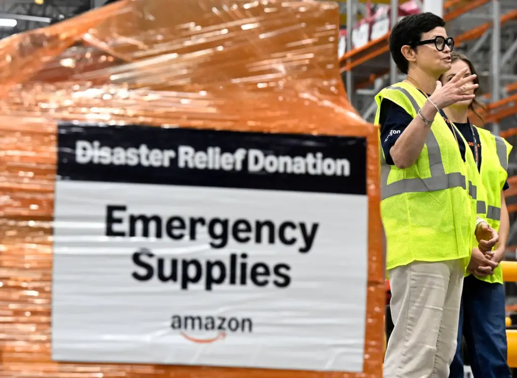 Amazon disaster relief founder Bettina Stix is seen Wednesday, May...