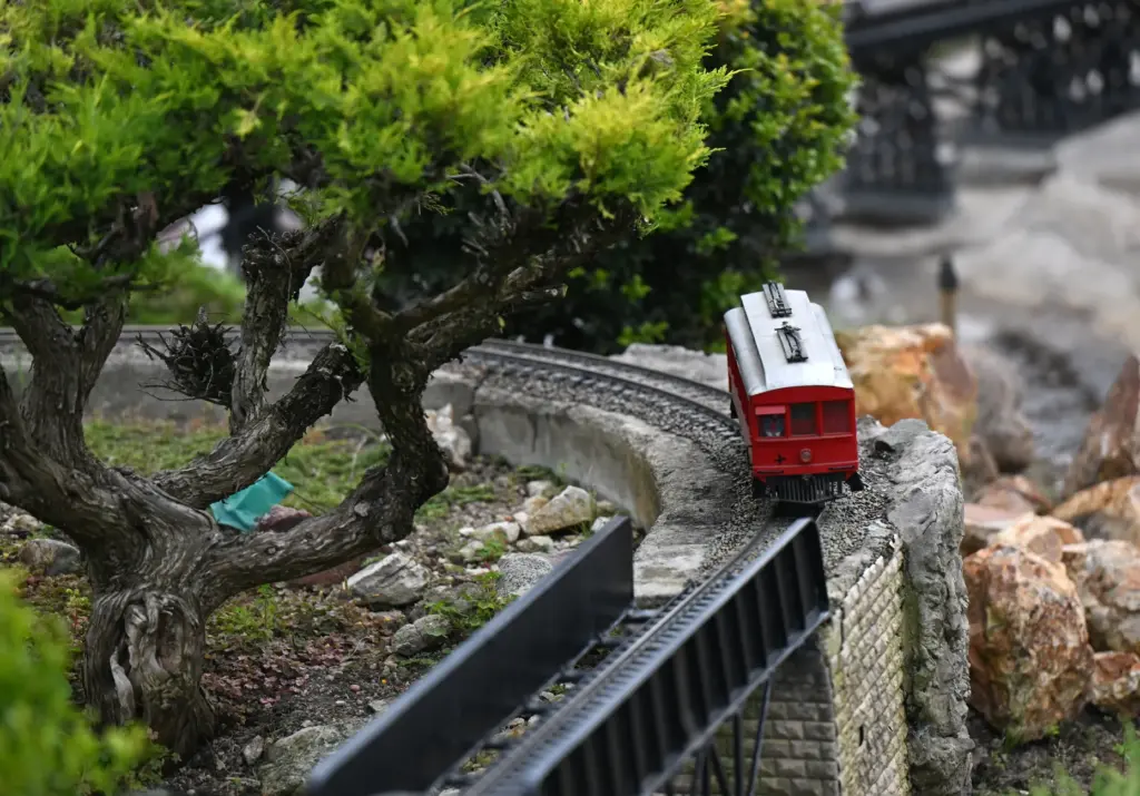 The Fairplex Garden Railroad at the LA County Fair on...