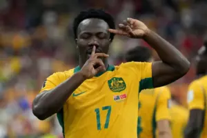 Nestory Irankunda helps Australia spoil Turkey’s World Cup return