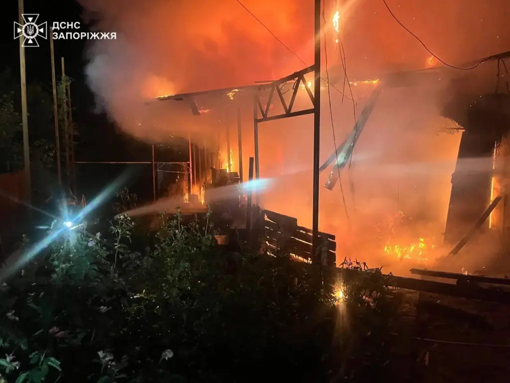In this photo provided by the Ukrainian Emergency Service, emergency...