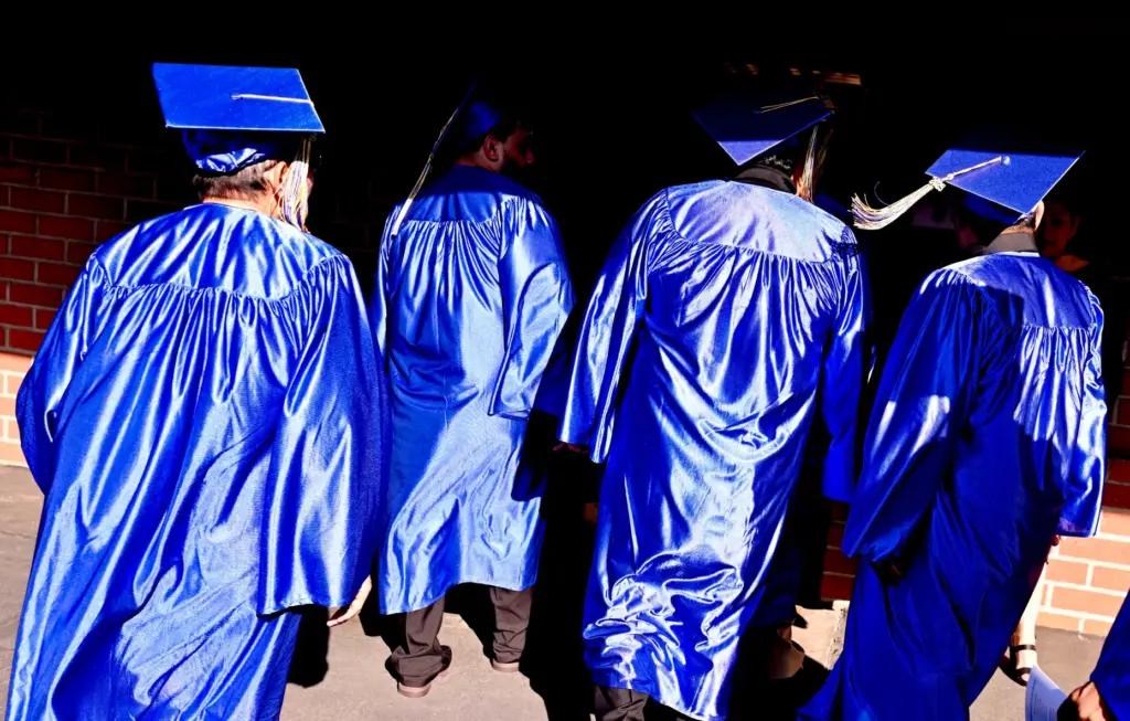 Soo Hak Kwon, 91, lines up with his fellow students...