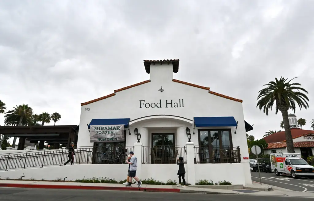 Opening day at Miramar Food Hall in San Clemente on...