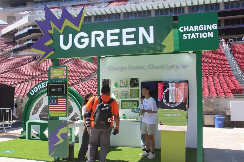 UGreen is one of the many booths and vendors that...