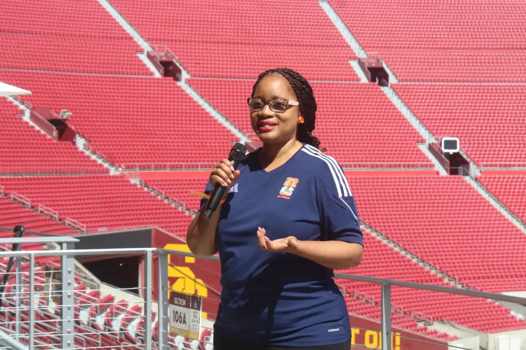 Stephanie Wiggins, CEO of LA Metro, at the FIFA Fan...