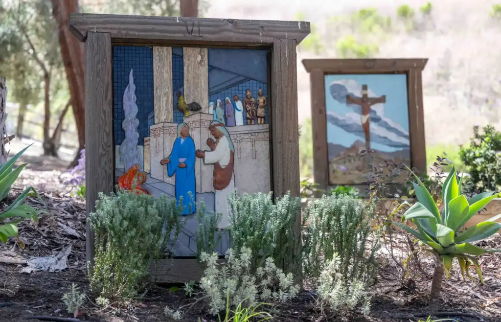 The â15 Stations of the Crossâ by artist Lance Jost...