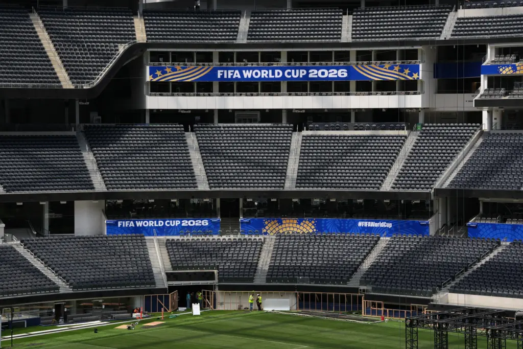 Seating area at SoFi Stadium on May 27, 2026 in...