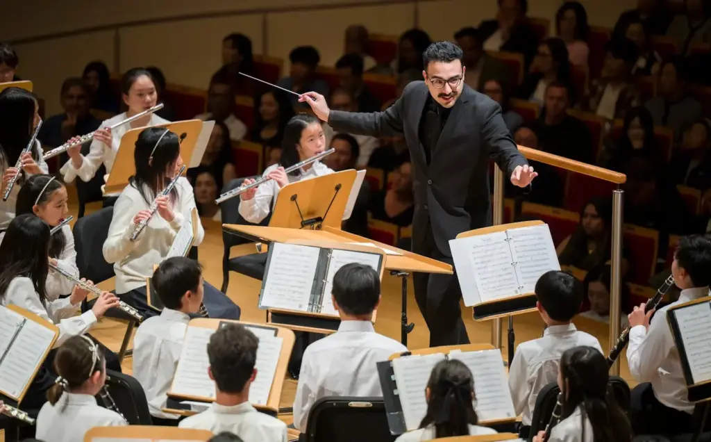 Irvine Unified School District Students perform during the annual Donald...