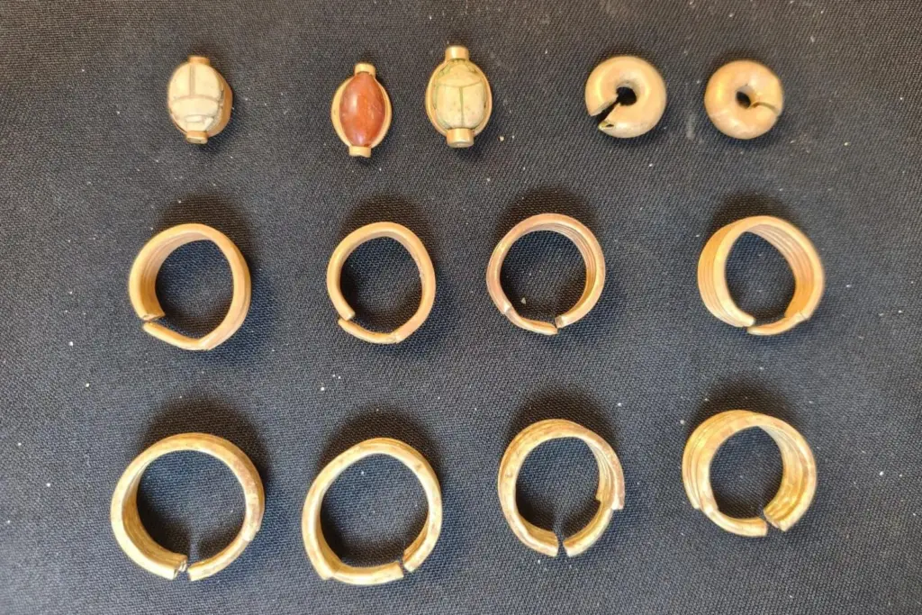 In this photo provided by Ministry of Tourism and Antiquities,...