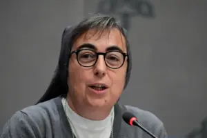 Pope promotes Italian nun to top migrant role in his first major appointment of a woman to Holy See