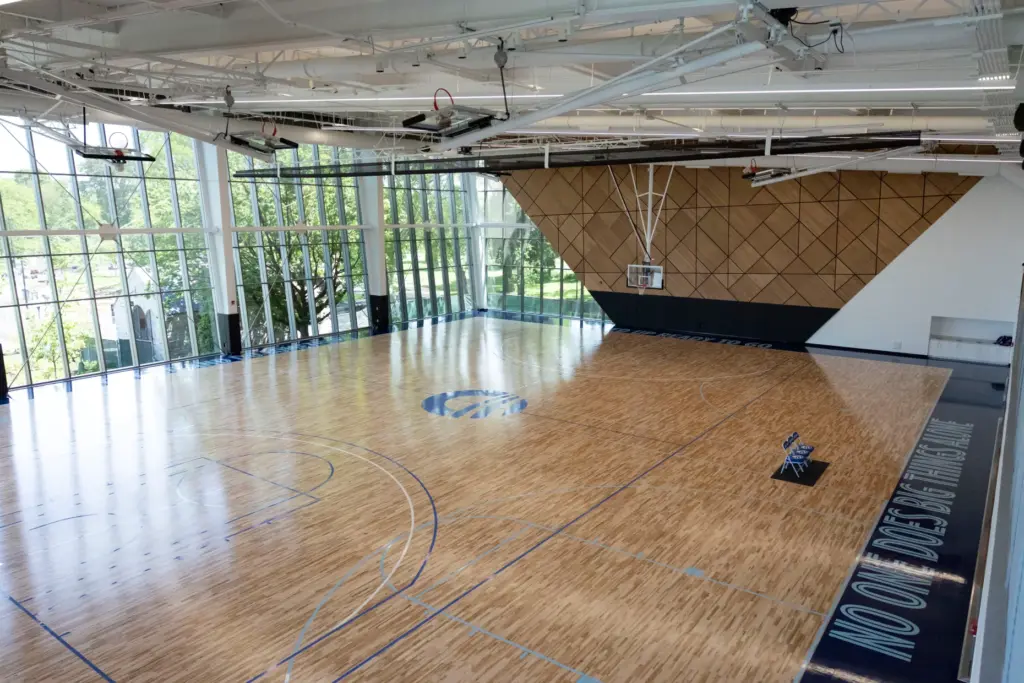 The Home Court at the Obama Presidential Center prepares for...