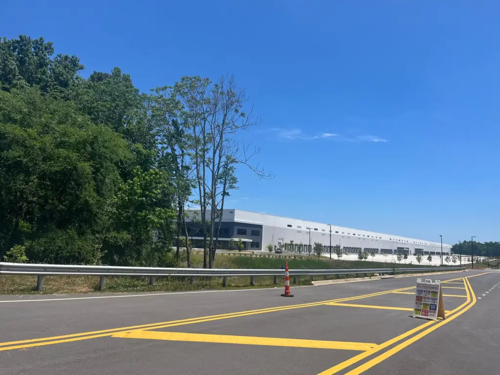 The development site of an Immigration and Customs Enforcement detention center in Social Circle, Georgia.