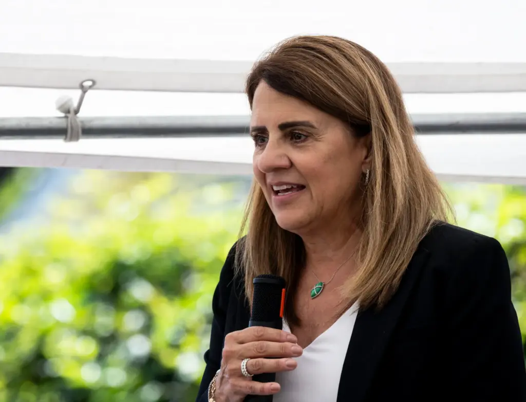 Angie Rowe, president and CEO of Beyond Blindness, speaks about...