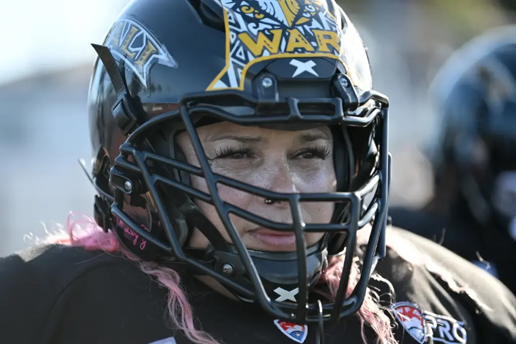 CaliWarâs GiGi Cortez watches from the sideline during a game...