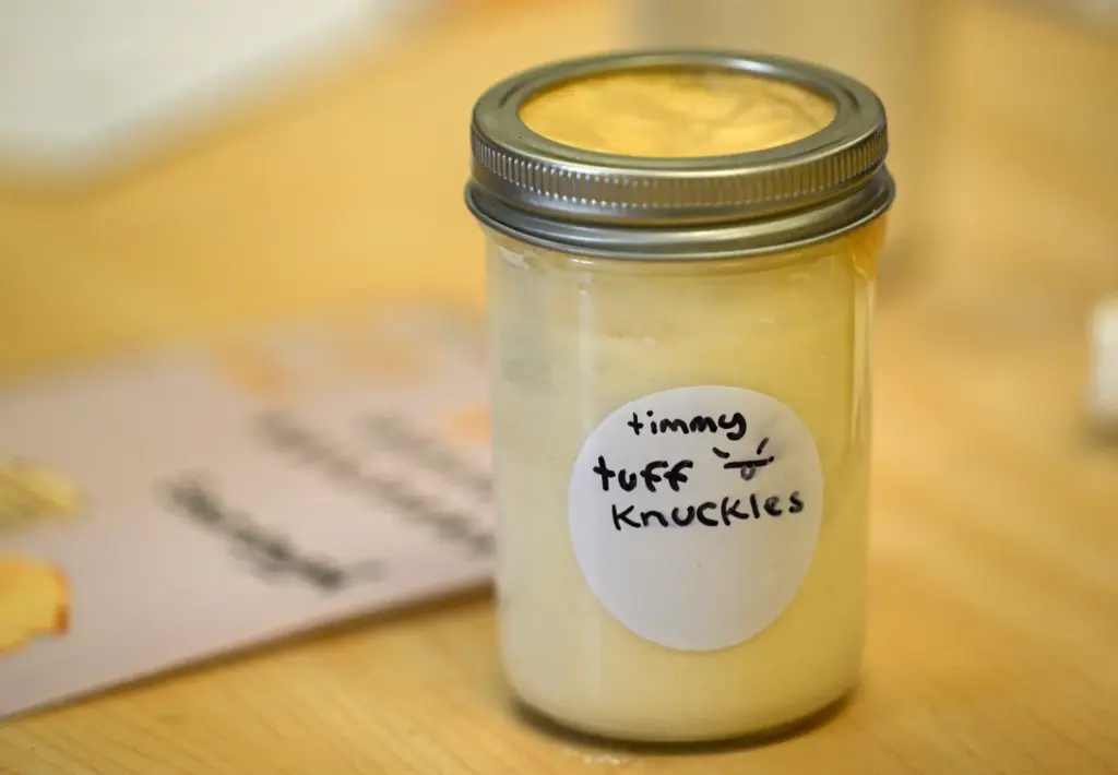A camperâs starter during the âSourdough Lab: From Starter to...