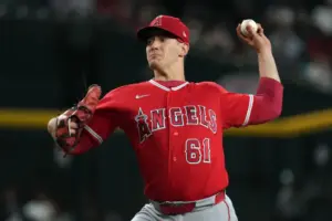 Angels’ Sam Aldegheri makes early exit in loss to Diamondbacks