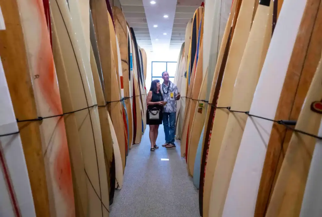 Mark Carlisle, Head Docent at the Surfing Heritage and Culture...