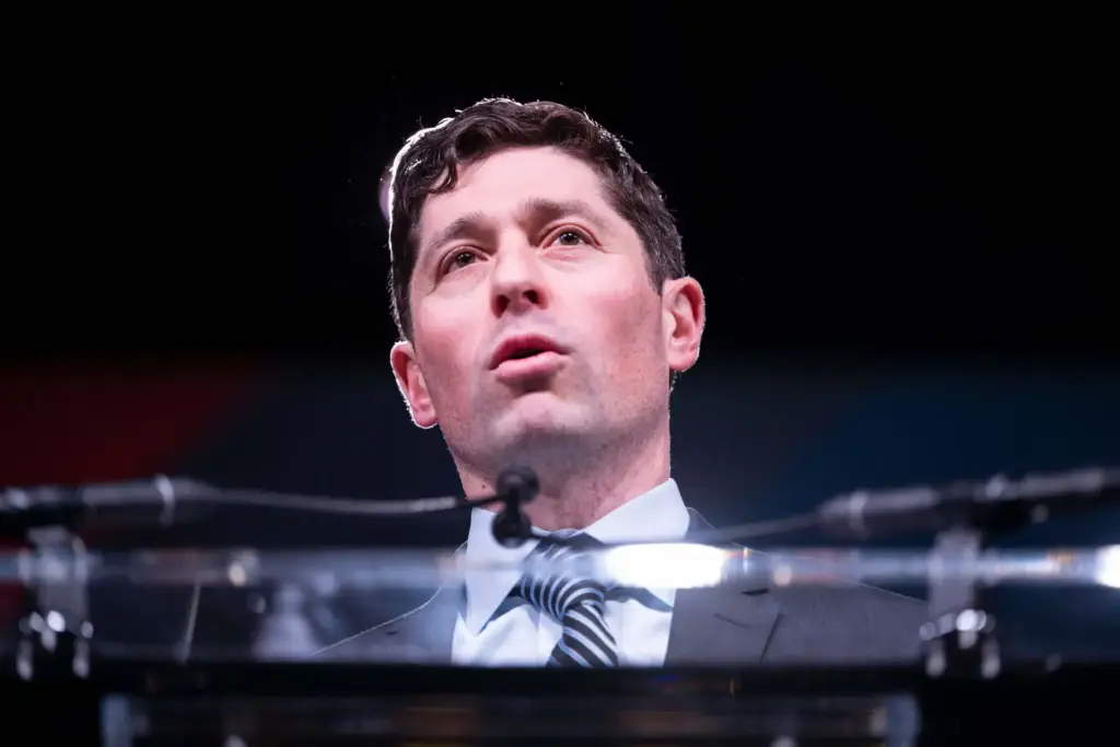 FILE – Minneapolis Mayor Jacob Frey speaks during the 94th...