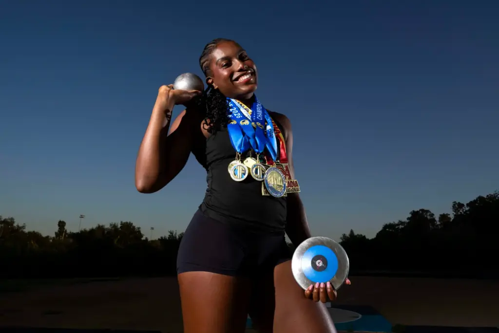 Girls Athlete of the Year Jaslene Massey of Aliso Niguel...