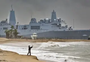 Search for missing Marine lost from USS Anchorage in training off Southern California becomes recovery mission