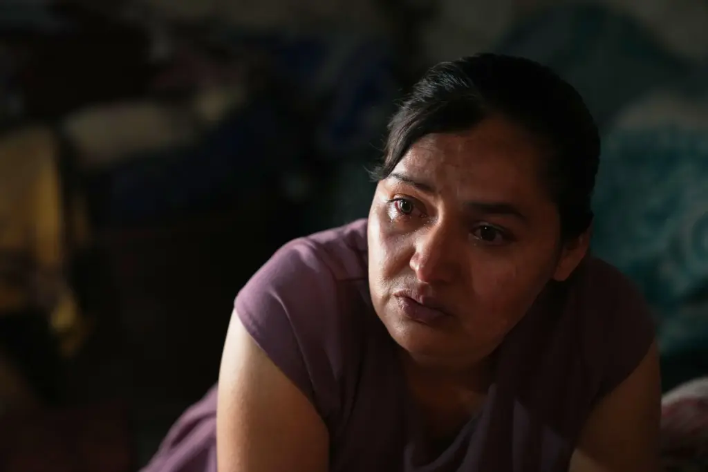 Mirsy Maricela Alva Lopez, a Guatemalan migrant who has been...