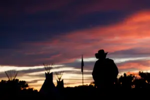 Native Americans commemorate victory at Little Bighorn with horse races, dance and song