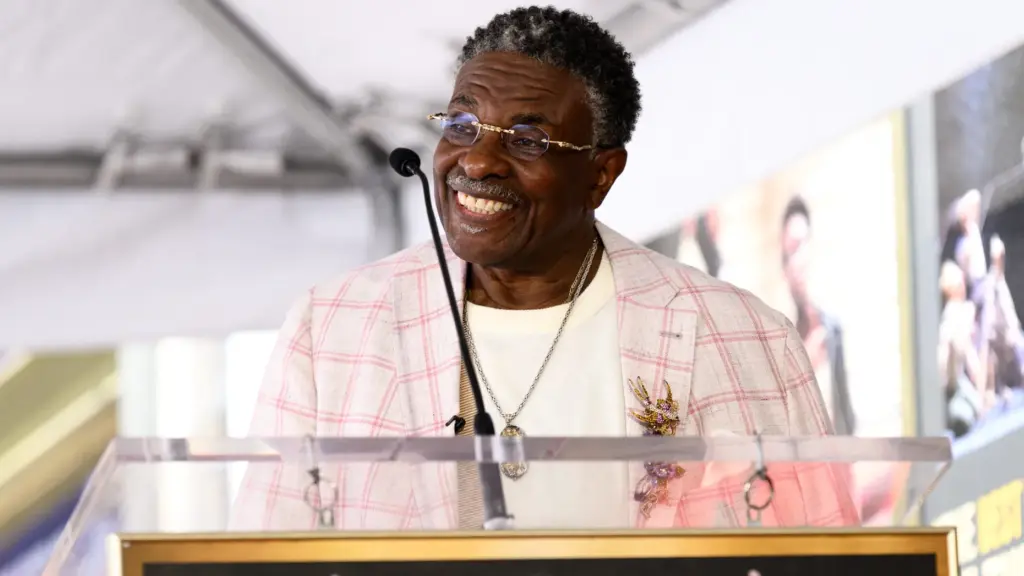 Keith David speaks at his Hollywood Walk of Fame star...