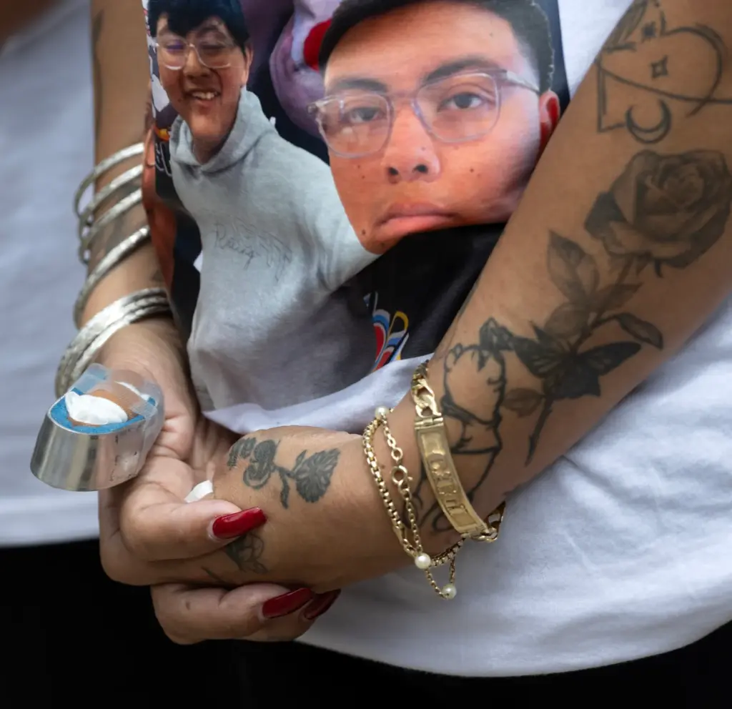 Maribel Michaca, the mother of Jaden Michaca, 15, says she...