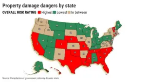 California ranked nation’s No. 3 spot for natural disaster risks