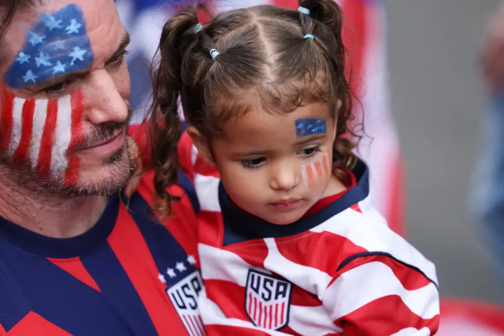A young United States arrives for the World Cup Group...
