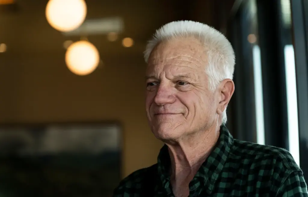 Rick Christensen, a board member with the Wrightwood Community Service...