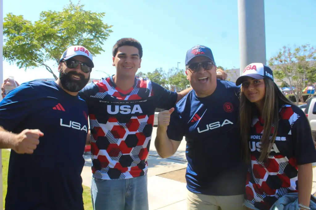 Fans ready to cheer on Team USA in the 2026...