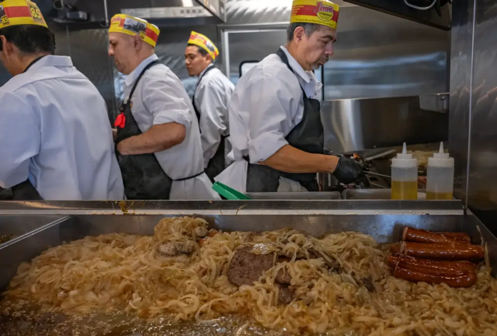 While food sizzles on the grill, on Monday, June 15,...