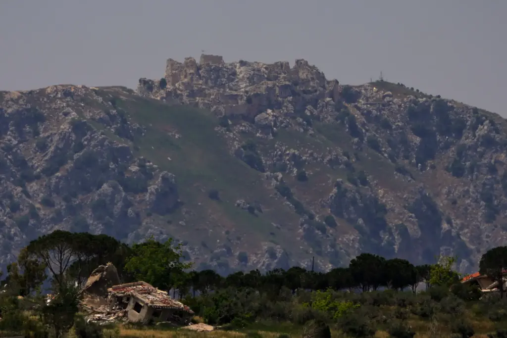 A view of the Beaufort Castle in southern Lebanon.