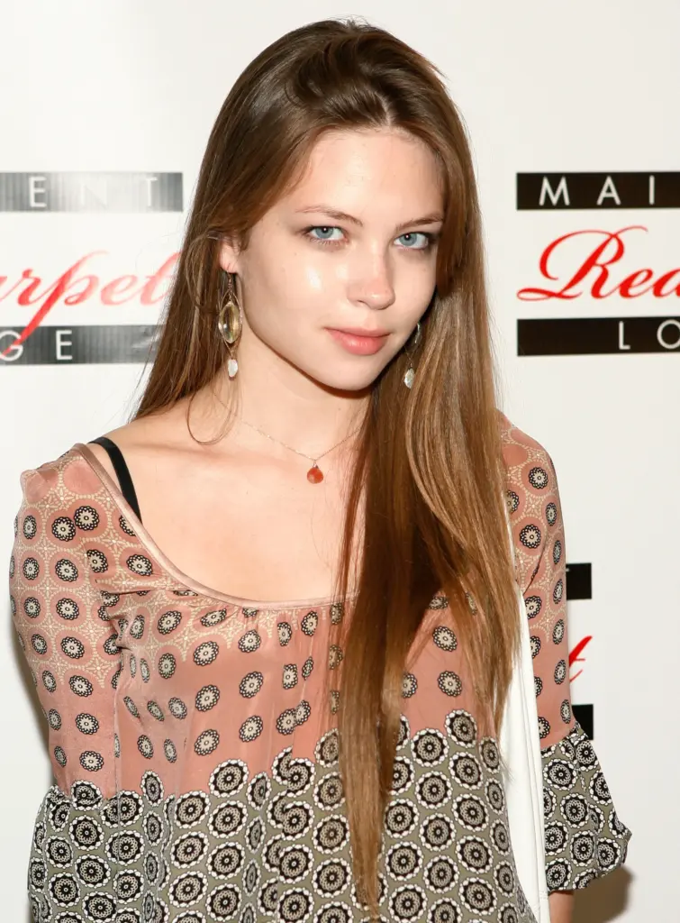 Daveigh Chase poses for photographers at The Main Event Red...