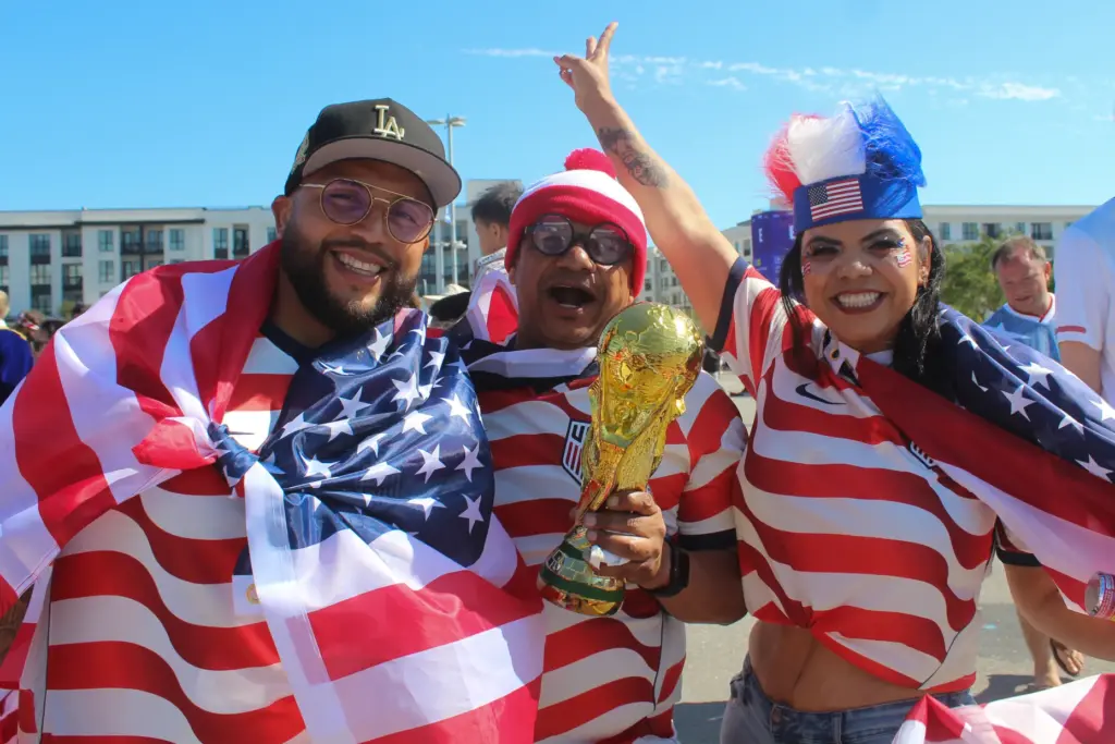 Fans ready to cheer on Team USA in the 2026...