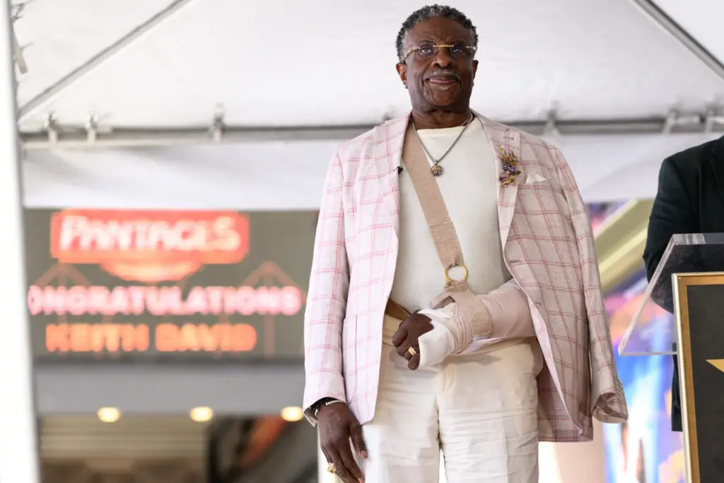 Keith David is honored with a star on the Hollywood...